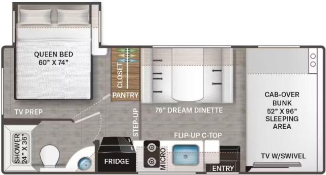 LS-T-0311C Neuf Thor Motor Coach Four Winds 22Z GM 2026 a vendre1