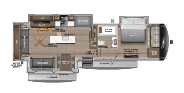 LS-J-3849F Neuf Jayco Pinnacle 38KPTS 2025 a vendre1