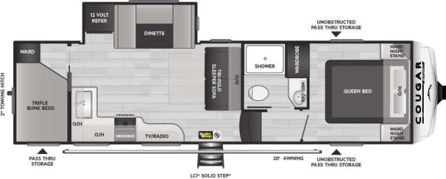 Keystone Cougar 2700BH