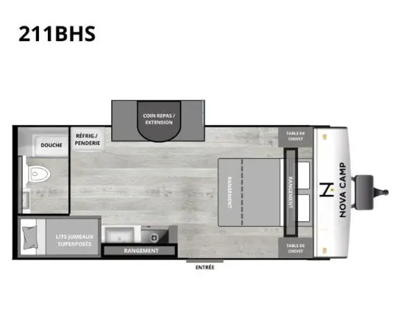 LS-N-0357R Neuf Nova Camp Nova Camp 211BHS 2027 a vendre1
