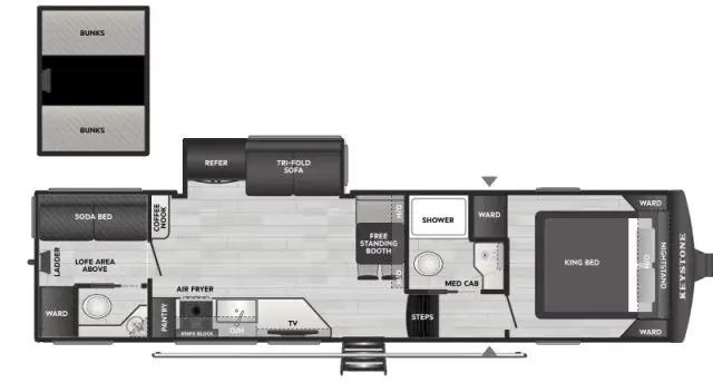 LS-K-2861F Neuf Keystone Coleman 3000LOFT 2026 a vendre1