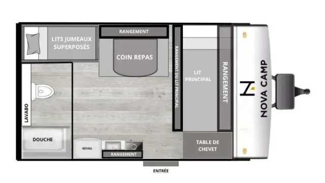 LS-N-0302R Neuf Nova Camp Nova Camp 201BH 2026 a vendre1